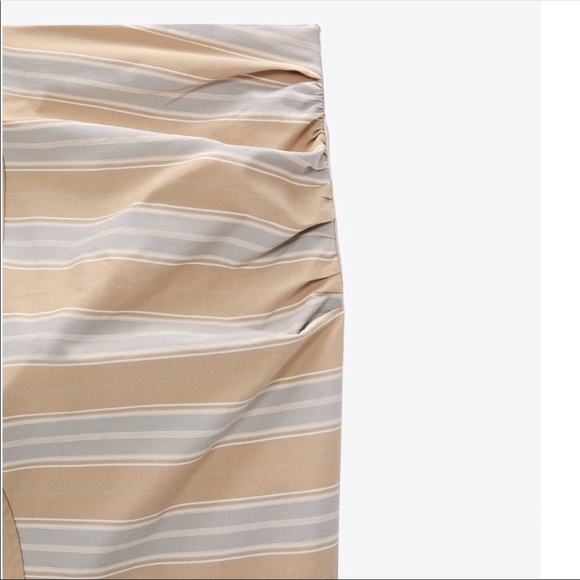 Draped midi skirt striped - Picture 11 of 13